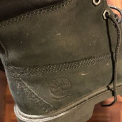Black Timberland Women Boots In Black Size 8.