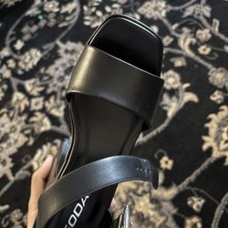 Women’s Black Soda Platform Heels 