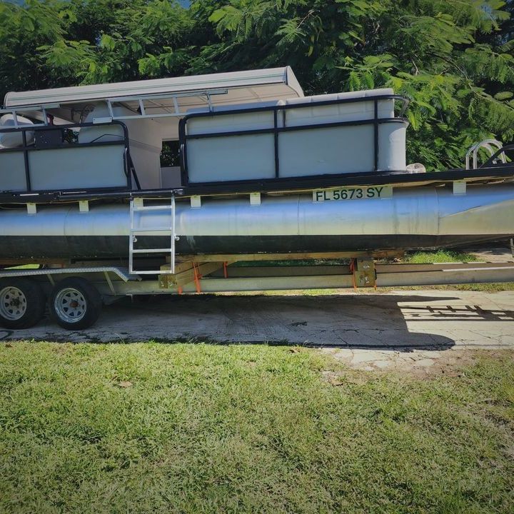 24' Super Sport Pontoon - Ready For Water