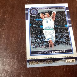 Anthony Edwards Basketball Card