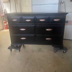 Black Rustic Dresser