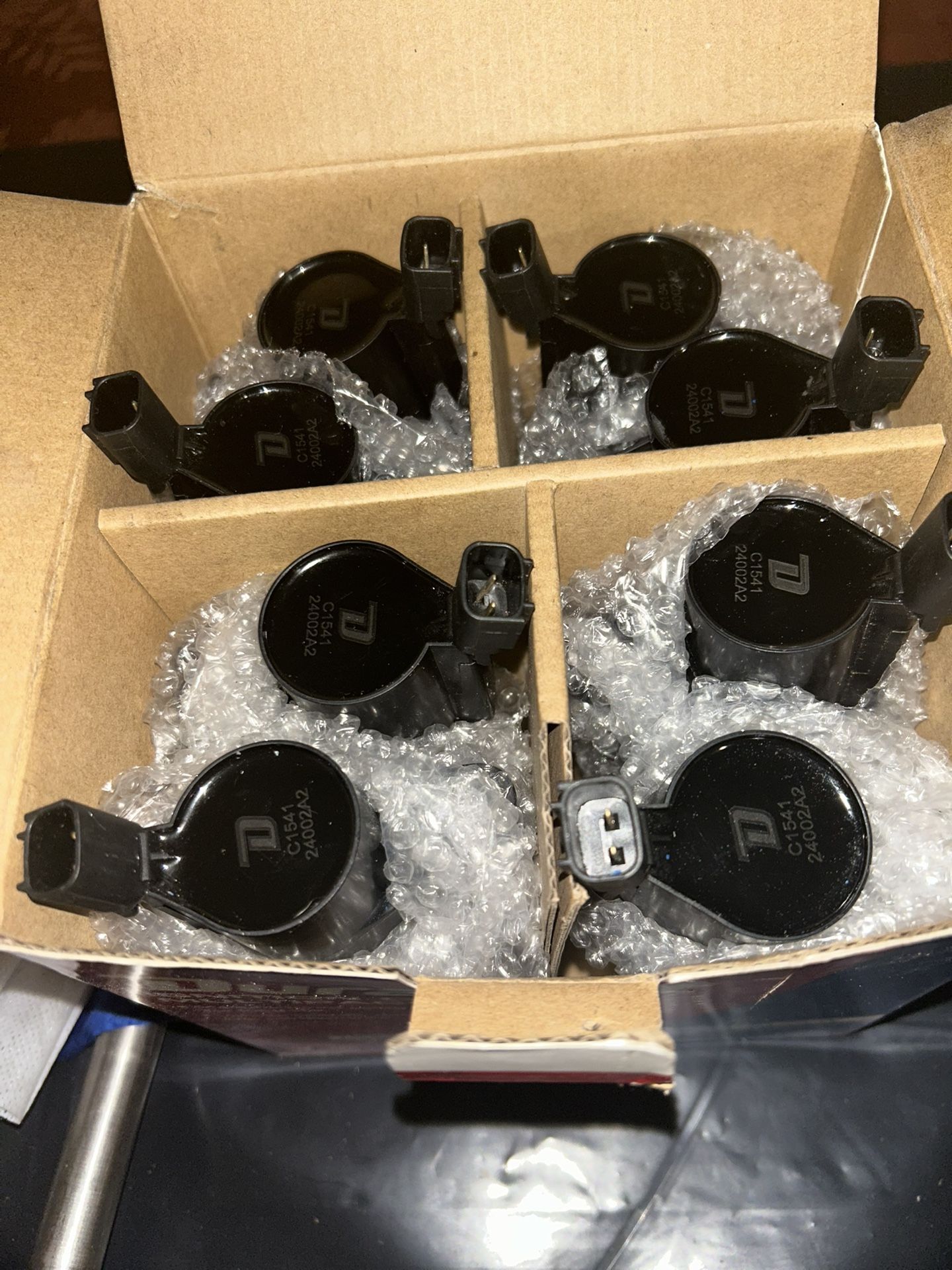 Ignition Coils , Fuel Injectors,and Fuel rail.