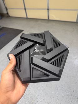 ASUS RT-AXE7800 Tri-Band WiFi 6E (802.11ax) Router, 6GHz Band, ASUS Safe Browsing, Upgraded Network Security, Instant Guard, Built-in VPN Features, Pa