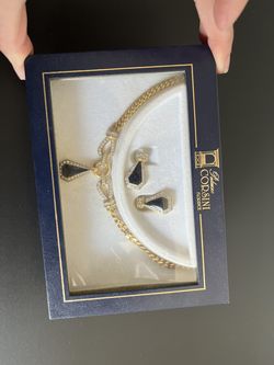 Vintage Palazzo Corsini Florence Jewelry Set – Necklace & Earrings (New in Box)