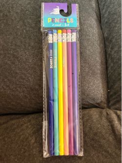New 6 Count Package Of Foil Pencils