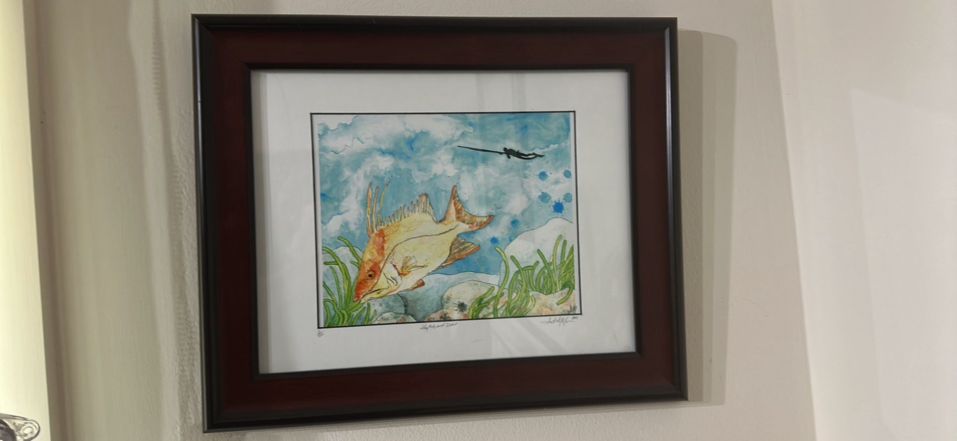Hog Fish And Diver