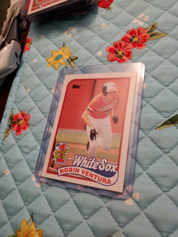 Chicago White Sox Robin Ventura Error 1989 Topps Rookie Baseball Card