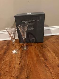 Millenium Waterford Toasting Flutes