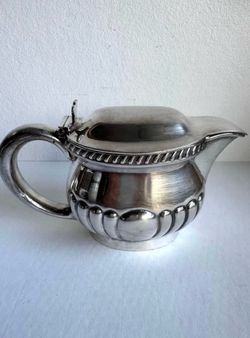 Vintage Reed & Barton Silver Plated Creamer: Mid-Century Art