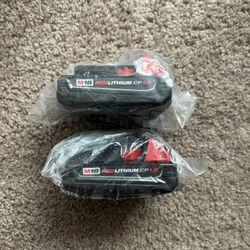 2 Milwaukee Battery XC (Brand New)
