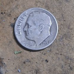 1947  Silver Dime