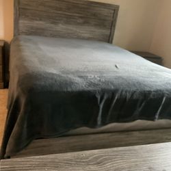 Bed frame And Dresser Set