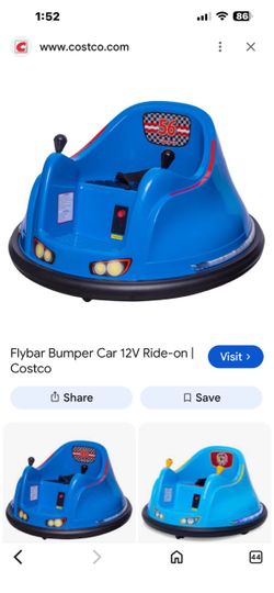 Flybar Bumper car 12VRide