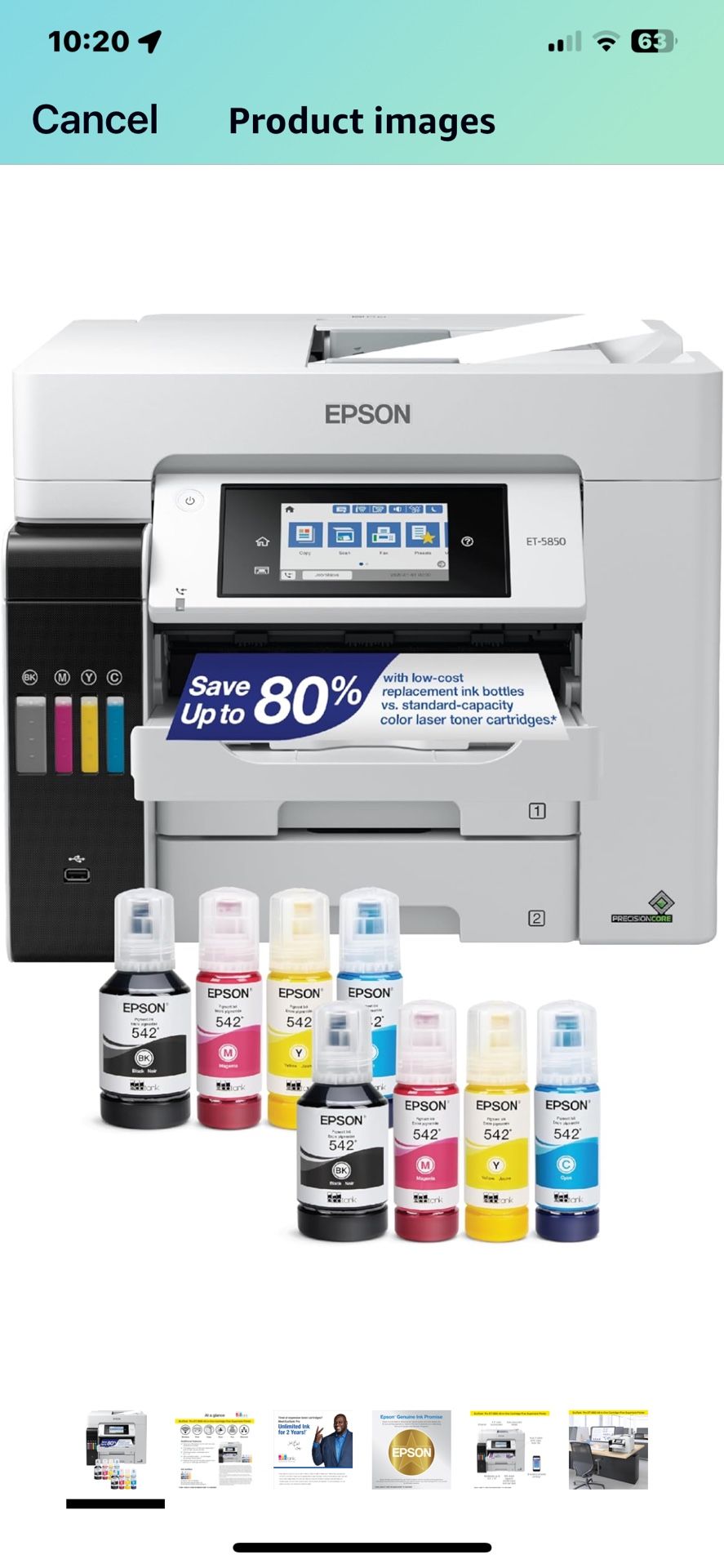 Epson 5850 Super Tanker