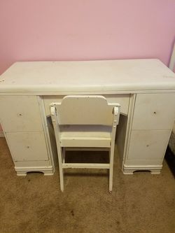 Great grandmas desk with chair