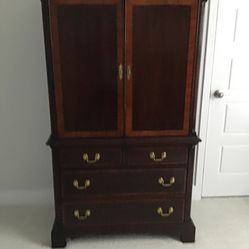 Traditional Solid Cherry Armoire/TV Cabinet