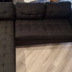 Used Black Couch 