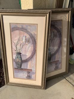 Set of 2 framed pictures