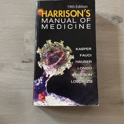 Harrison’s Manual of Medicine (19th edition)
