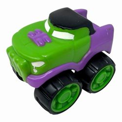 Marvel Hulk Monster Truck Toy Green Purple Plastic Vehicle 60472