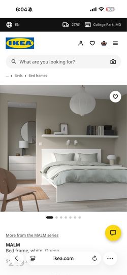 IKEA  Queen Bed/ Nightstand/Matress
