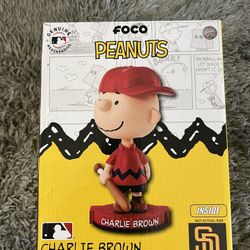 FOCO Big head Charlie Brown Padres Bobble head 