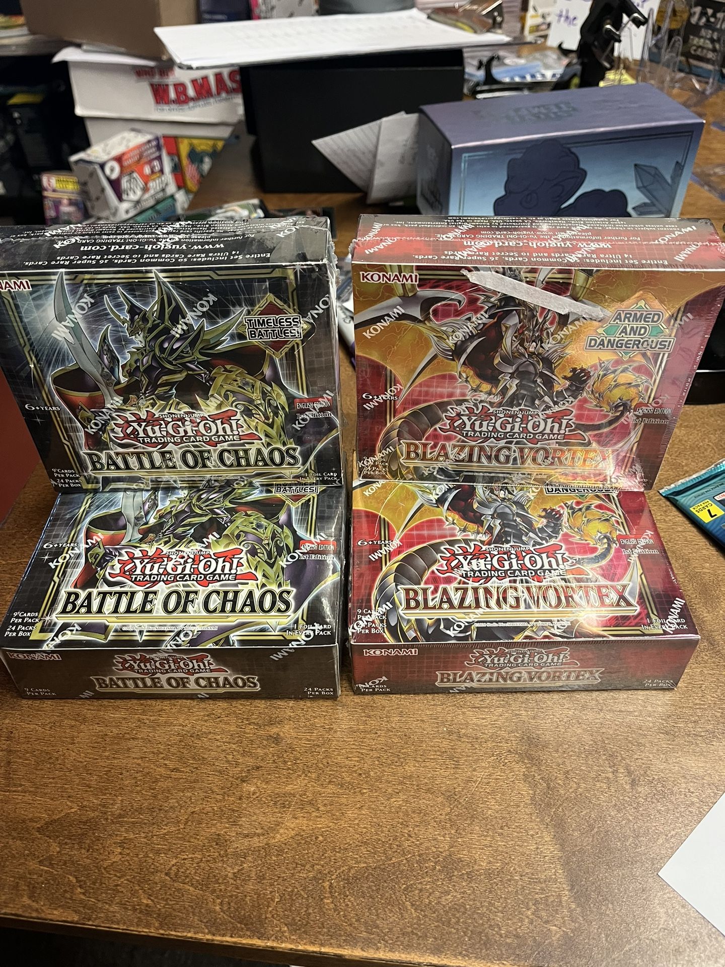 Yugiogh Sealed Booster Boxes (4)