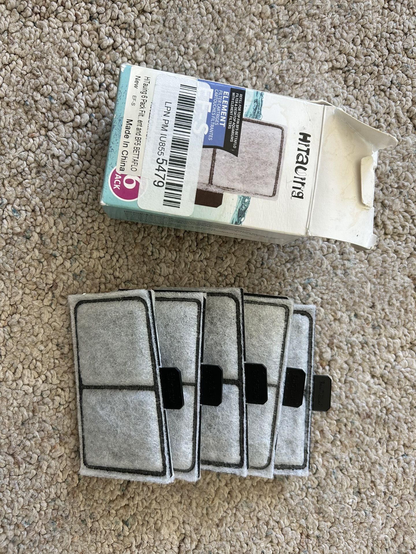 5 Pack of Fish Filters