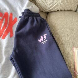 White Fox Sweats  (S/M)
