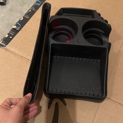 Car Cup Holder And Side Pocket