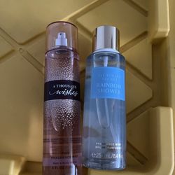 Bath and Bodyworks spray and Victoria’s Secret spray