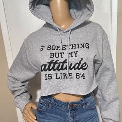 Gildan Women’s Cropped Hoodie Size Small