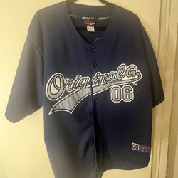 RARE OriginalG OG Jean Sports Jersey Large L Mint