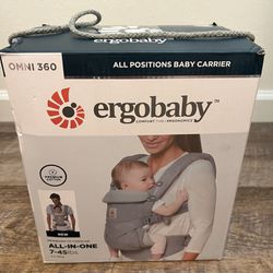 Ergobaby Omni 360 (7-45 Pounds), Pearl Grey (Brand New)