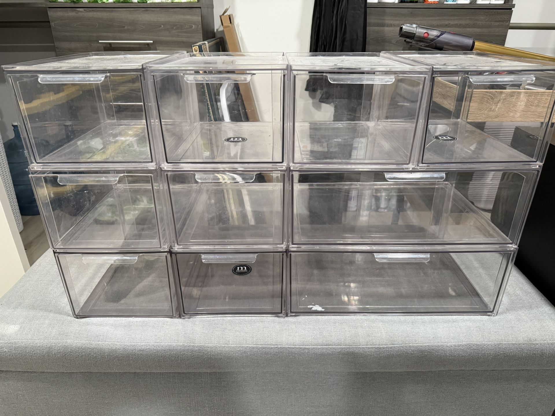 Clear Plastic Storage Organizer Containers Drawers