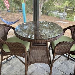 Patio Wicker Table And Chairs 