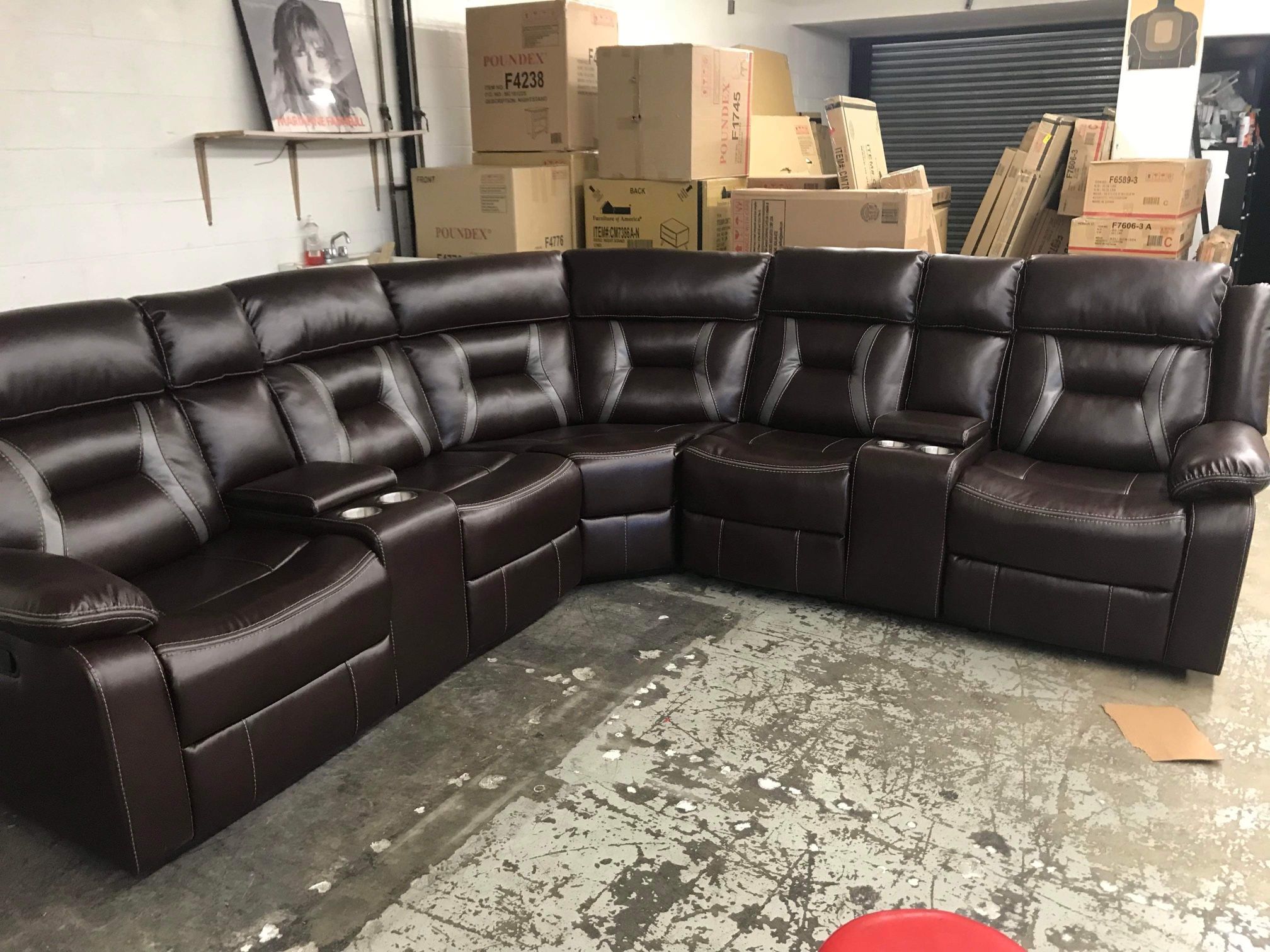 New Power Recliner Sectional Couch ! Free Delivery 🚚  ! Zero Down Financing !! 