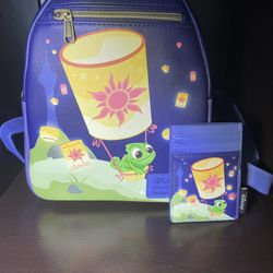 Rapunzel Backpack And Wallet 