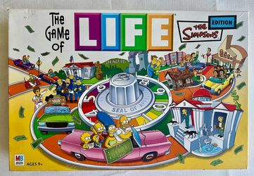Vintage The Game of Life Simpson’s Edition Board Game