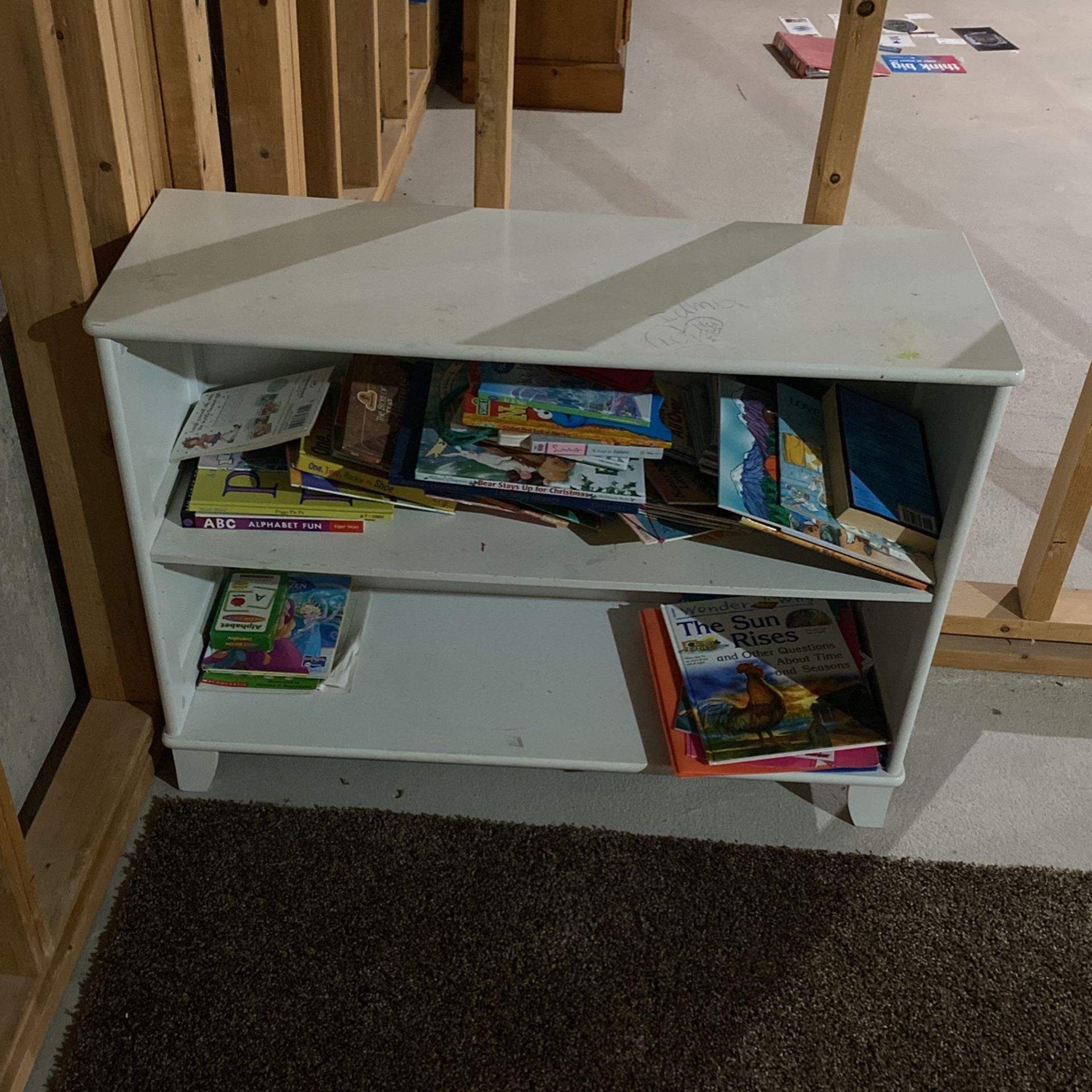 Children Books 2-10 And Bookshelf