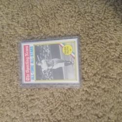 1976 Babe Ruth All Time All Stars Topps Card #345