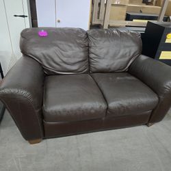 leather Loveseat 