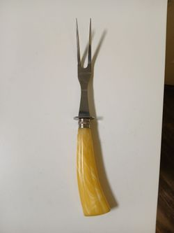 Vintage baklight or style handle serving fork