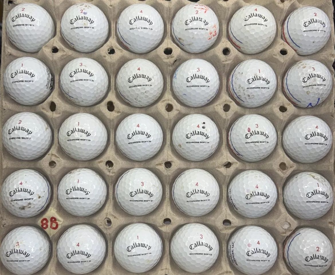 30 Callaway Chrome Soft Triple Track 4/3a Lot B08