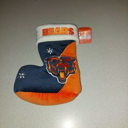 CHICAGO BEARS FOREVER COLLECTIBLES TEAM BEANS STOCKING NEW WITH TAGS