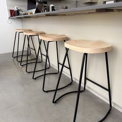 Wooden Bar Stools