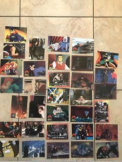 90s Batman trading cards
