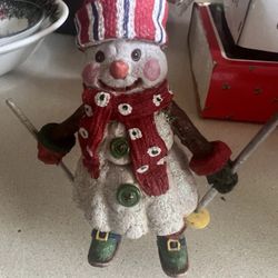 Vinatge 1996  Hermitage Pottery Snowman ornament