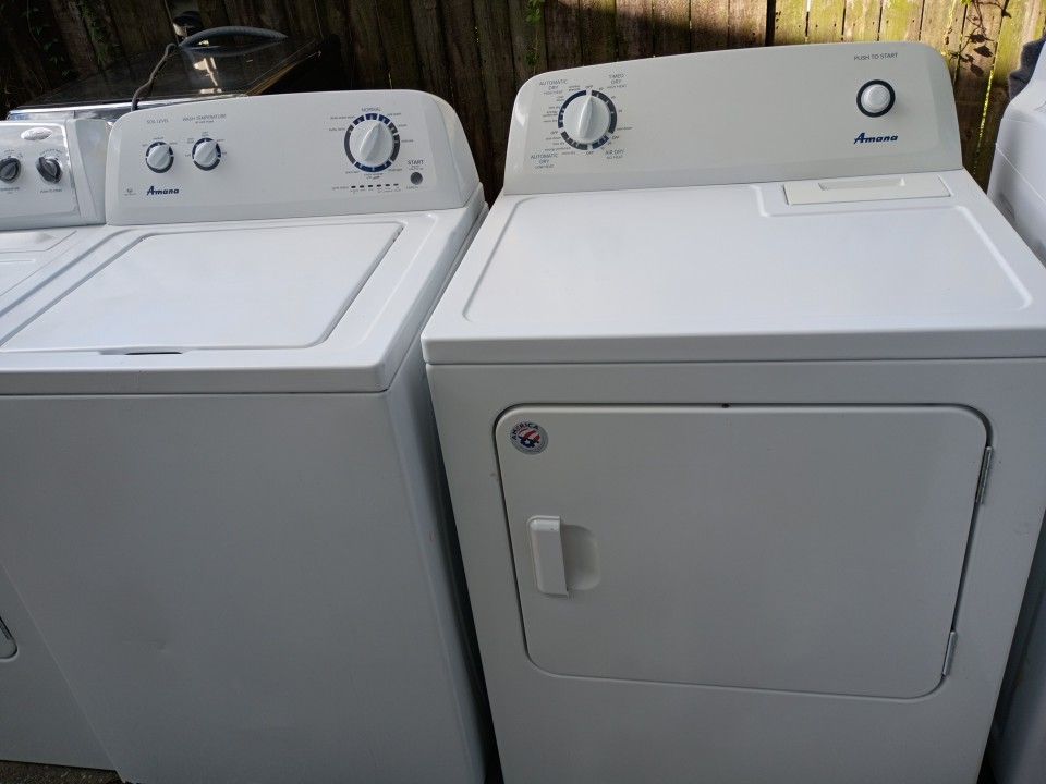 Amana Washer And Dryer