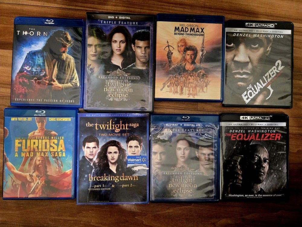 Bluray & DVD Movies
